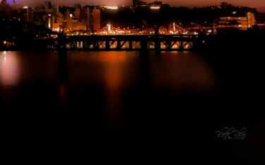 Druckgrafik mit dem Titel "Pittsburgh River Wi…" von Lewis Freitag, Original-Kunstwerk, Digitale Fotografie