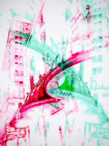 Отпечатки и Гравюры под названием "Red Green Trumpets…" - Lewis Freitag, Подлинное произведение искусства, Цифровая печать У…