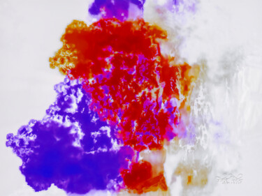 Incisioni, stampe intitolato "The Cloud" da Lewis Freitag, Opera d'arte originale, Stampa digitale Montato su Telaio per bar…