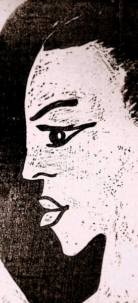 Young night 1 Gravures & estampes intitulée "Young night 1" par Blago Simeonov, Œuvre d'art originale, Linogravures