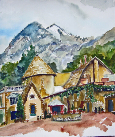 Painting titled "The LaCaille" by Blaine Clayton, Original Artwork, Watercolor