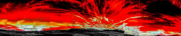 Fotografía titulada "LE CIEL S'ENFLAMME.…" por Blaise Lavenex, Obra de arte original, Fotografía digital