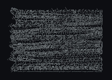 Digitale Kunst mit dem Titel "GRAPHOGLYPHES" von Blaise Lavenex, Original-Kunstwerk, 2D digitale Arbeit