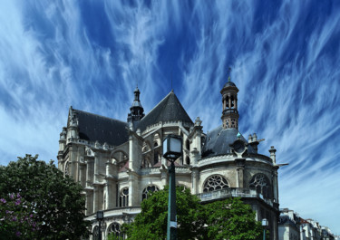 Фотография под названием "EGLISE, SAINT EUSTA…" - Blaise Lavenex, Подлинное произведение искусства