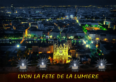 Photography titled "LYON, LA FETE DE LA…" by Blaise Lavenex, Original Artwork