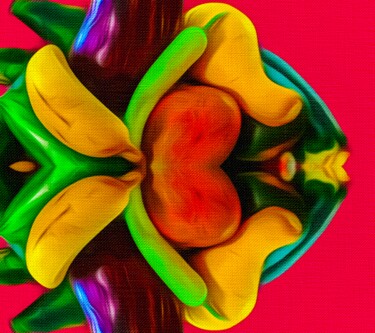 Digitale Kunst mit dem Titel "GMO’s created by NW…" von Blame Mr Ken, Original-Kunstwerk, 2D digitale Arbeit