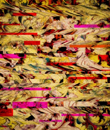 Digitale Kunst mit dem Titel "‘Baroquen’" von Blame Mr Ken, Original-Kunstwerk, 2D digitale Arbeit