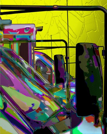 Digitale Kunst mit dem Titel "‘The Short Buses’ C…" von Blame Mr Ken, Original-Kunstwerk, Digitale Malerei