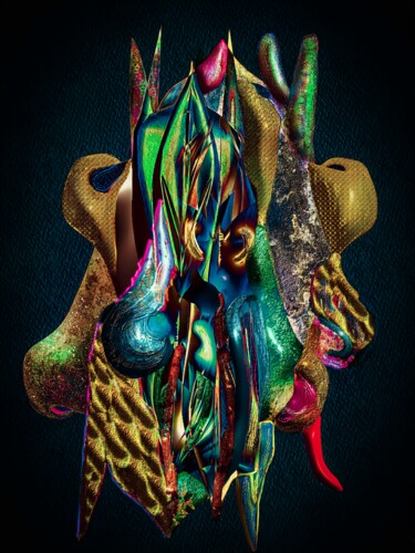 Digitale Kunst getiteld "The Cold Heart" door Blame Mr Ken, Origineel Kunstwerk, 3D-modellering