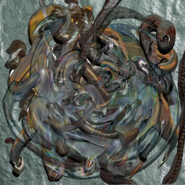 Digitale Kunst mit dem Titel "‘Braingels’" von Blame Mr Ken, Original-Kunstwerk, Digitale Malerei