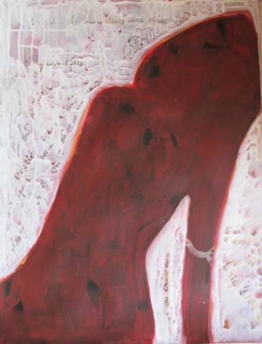 Peinture intitulée "Silhouette 4" par Sylvie Guinand (Blanche G.), Œuvre d'art originale, Acrylique