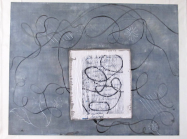 Peinture intitulée "rencontre 3" par Sylvie Guinand (Blanche G.), Œuvre d'art originale