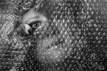 Fotografia intitulada "Regard glaçant" por Blandine Legros, Obras de arte originais, Fotografia digital