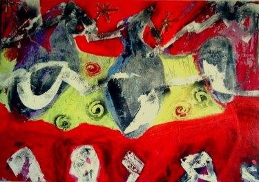 Peinture intitulée "let's Matisse" par Aquino Blan, Œuvre d'art originale