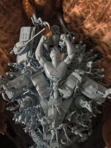 Sculpture intitulée "victoire détail" par Blatman, Œuvre d'art originale