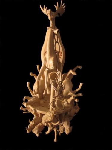 Sculpture intitulée "trophée" par Blatman, Œuvre d'art originale