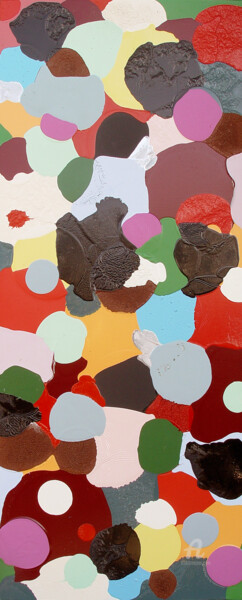 Peinture intitulée "PORTE 9" par Bruno Laxague, Œuvre d'art originale, Huile