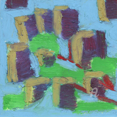 Peinture intitulée "11-V-19" par Bruno Laxague, Œuvre d'art originale, Pastel