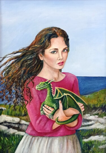 Painting titled "CÚLEBRE" by Blázquez, Original Artwork, Oil