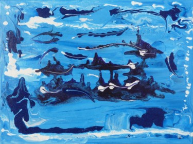 Peinture intitulée "marine.jpg" par Bruno Lescarret, Œuvre d'art originale, Acrylique