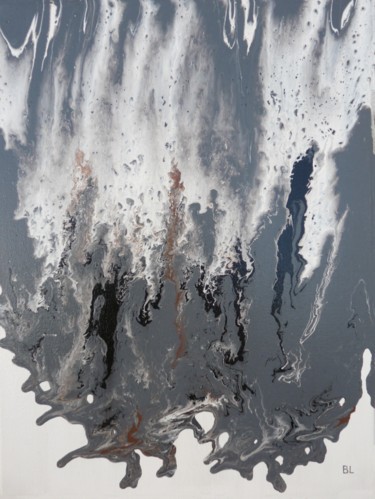 Peinture intitulée "Coulée de marbre.jpg" par Bruno Lescarret, Œuvre d'art originale, Acrylique