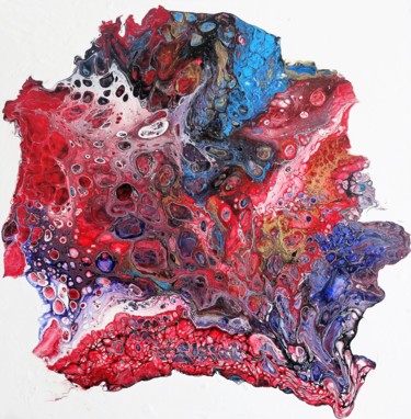 Peinture intitulée "Farbreigen" par Lisa Blome, Œuvre d'art originale, Acrylique