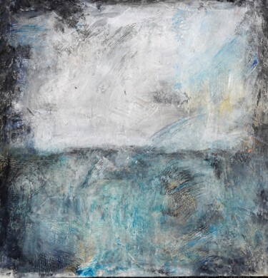 Malerei mit dem Titel "Stürmische See" von Lisa Blome, Original-Kunstwerk, Acryl