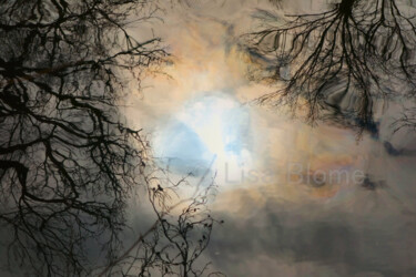 Malerei mit dem Titel "Sonne im See" von Lisa Blome, Original-Kunstwerk, Digitale Fotografie