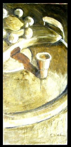 Peinture intitulée "COCOTTE N°6" par Françoise Blondeau, Œuvre d'art originale