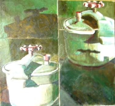 Peinture intitulée "COCOTTE N°7" par Françoise Blondeau, Œuvre d'art originale