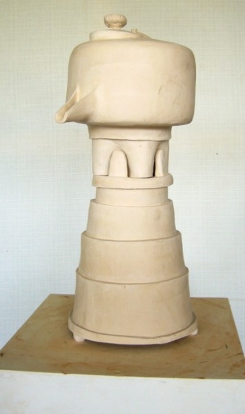 Sculpture intitulée "TURBOT MIX" par Françoise Blondeau, Œuvre d'art originale