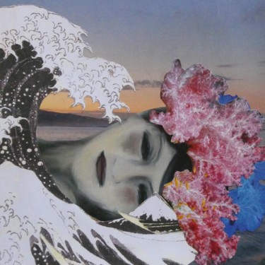 Collages getiteld "OCEANIDE" door D-Reves, Origineel Kunstwerk, Collages