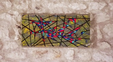 Peinture intitulée "Géométrie variable" par Christopher Laurent-Blondel, Œuvre d'art originale, Acrylique