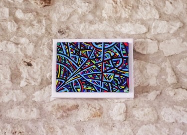 Peinture intitulée "Géo color" par Christopher Laurent-Blondel, Œuvre d'art originale