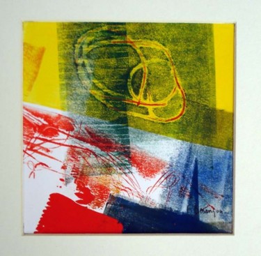 Painting titled "Monotype 6" by Florence Besançon, Original Artwork
