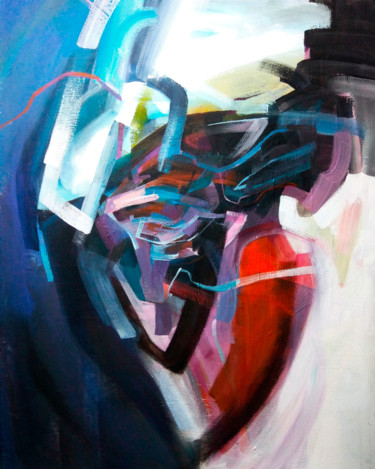 Malerei mit dem Titel "fluxe" von Bluxe, Original-Kunstwerk, Acryl