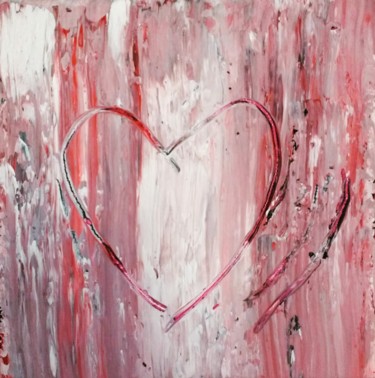 Pittura intitolato ""Love"" da Benoît Marson, Opera d'arte originale, Acrilico