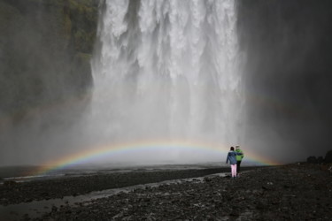 Photography titled "Two. Iceland" by Boris Davidovich, Original Artwork, Digital Photography