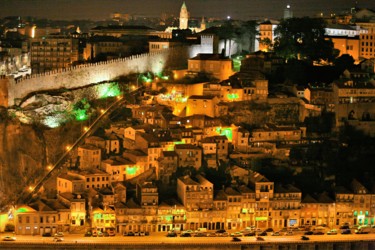 Фотография под названием "Nightly Porto. Port…" - Boris Davidovich, Подлинное произведение искусства, Цифровая фотография