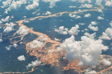 Photography titled "The Amazon river ba…" by Boris Davidovich, Original Artwork, Digital Photography