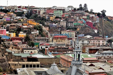 Фотография под названием "Valparaiso. #6. Chi…" - Boris Davidovich, Подлинное произведение искусства, Цифровая фотография