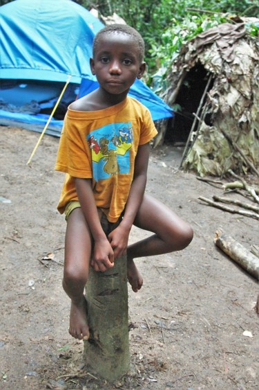Фотография под названием "Pygmies. N6. Congo" - Boris Davidovich, Подлинное произведение искусства