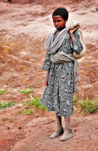 Фотография под названием "Girl. Lalibela. Nor…" - Boris Davidovich, Подлинное произведение искусства