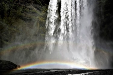 Photography titled "Waterfalls of Icela…" by Boris Davidovich, Original Artwork