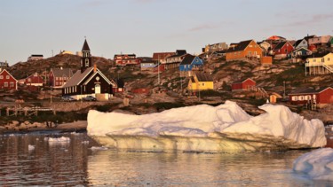 Фотография под названием "Evening. Ilulissat.…" - Boris Davidovich, Подлинное произведение искусства, Цифровая фотография