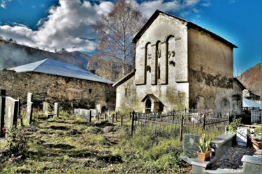 Фотография под названием "Old church. Svaneti…" - Boris Davidovich, Подлинное произведение искусства