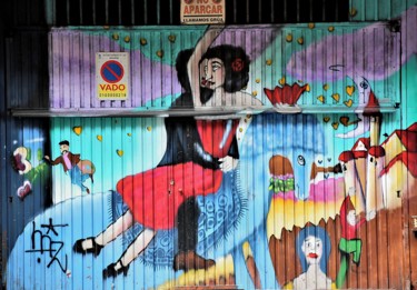 Фотография под названием "Graffito. Madrid. N…" - Boris Davidovich, Подлинное произведение искусства, Цифровая фотография
