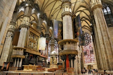 Фотография под названием "Interior. Duomo. Mi…" - Boris Davidovich, Подлинное произведение искусства, Цифровая фотография