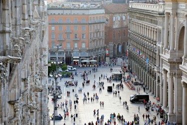 Фотография под названием "Piazza del Duomo. M…" - Boris Davidovich, Подлинное произведение искусства, Цифровая фотография