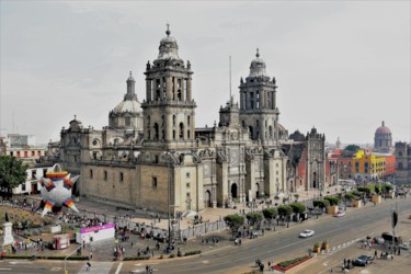 Фотография под названием "Cathedral. Mexico C…" - Boris Davidovich, Подлинное произведение искусства, Цифровая фотография